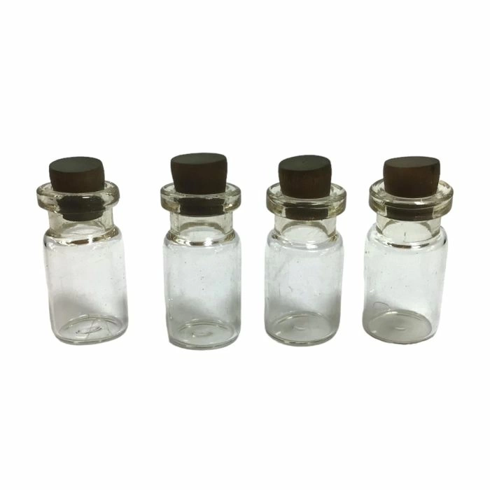 Pack of 4 Medium Glass Jars