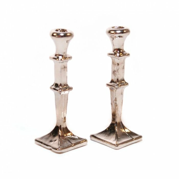 Silver Candlesticks, Pack of 2