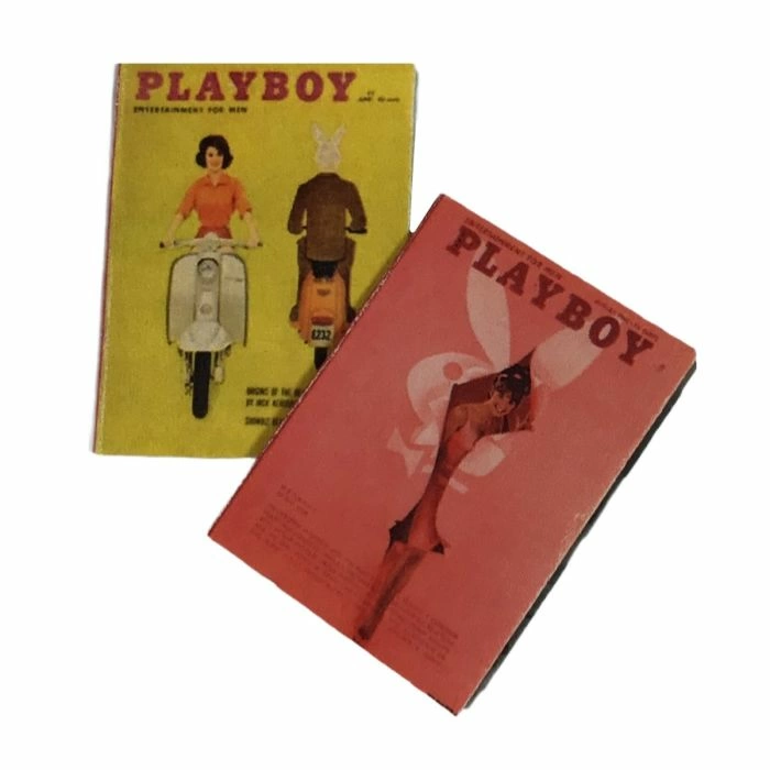 Set of Two Playboy Magazines