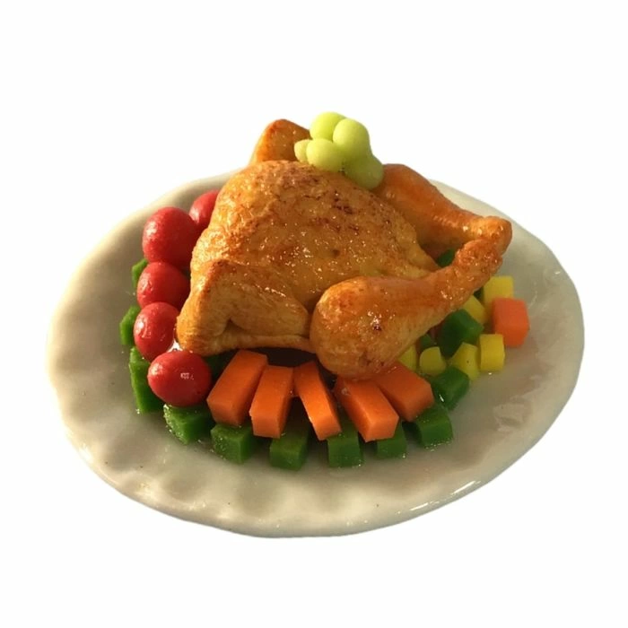 Chicken On Serving Plate