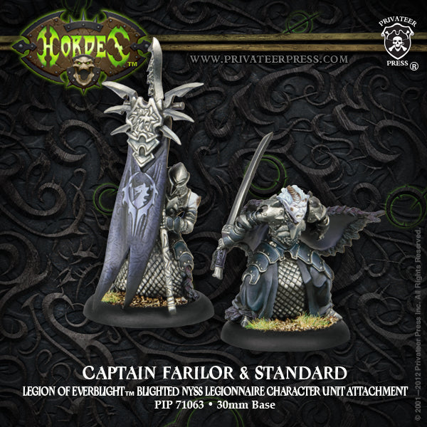 Hordes: Legion - Captain Farilor & Standard, Legionnaire Character Uni