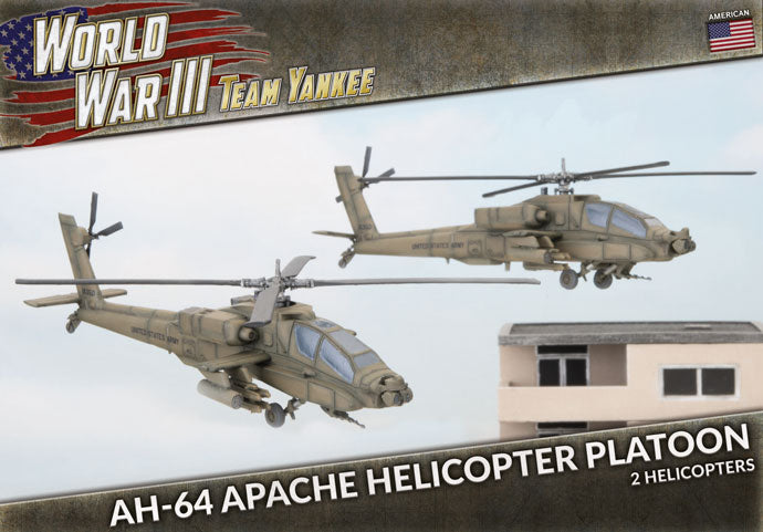 Flames of War: Team Yankee WW3: USA (TUBX21) - AH-64 Apache Helicoptor