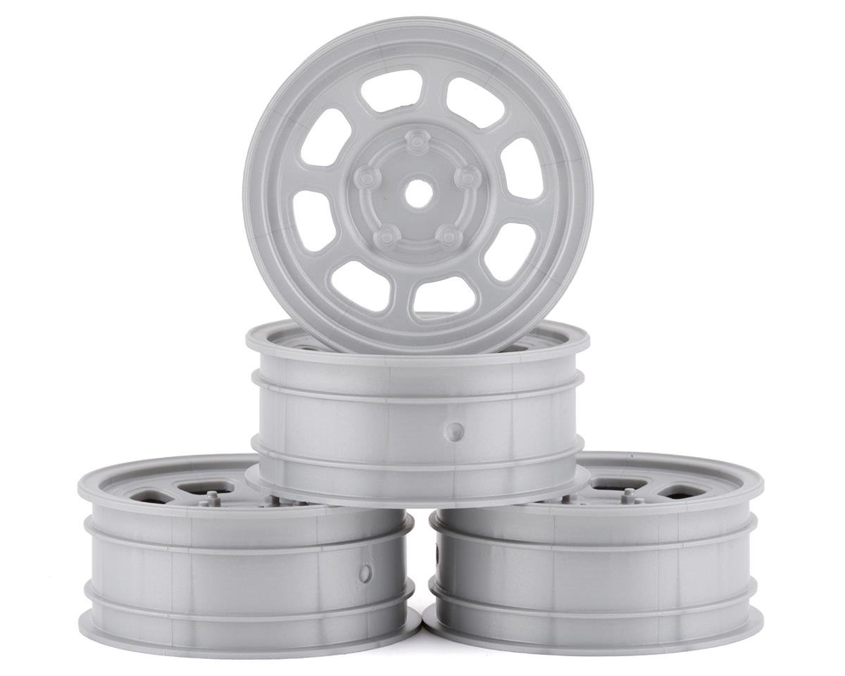 DE Racing Speedway Front Wheels (Silver) (4) (Custom Works/B6)