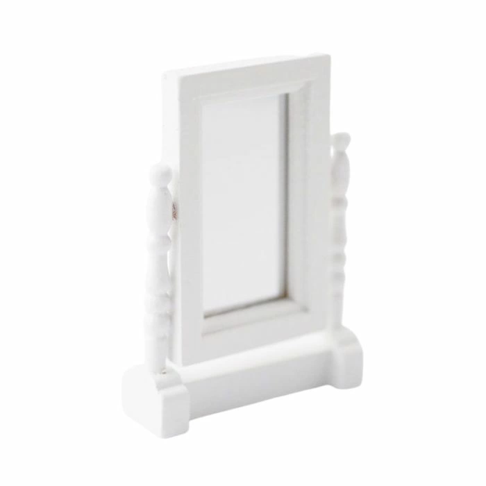 White Swivel Mirror