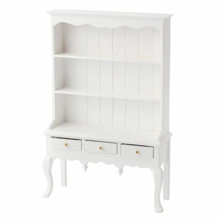 White Queen Anne Dresser
