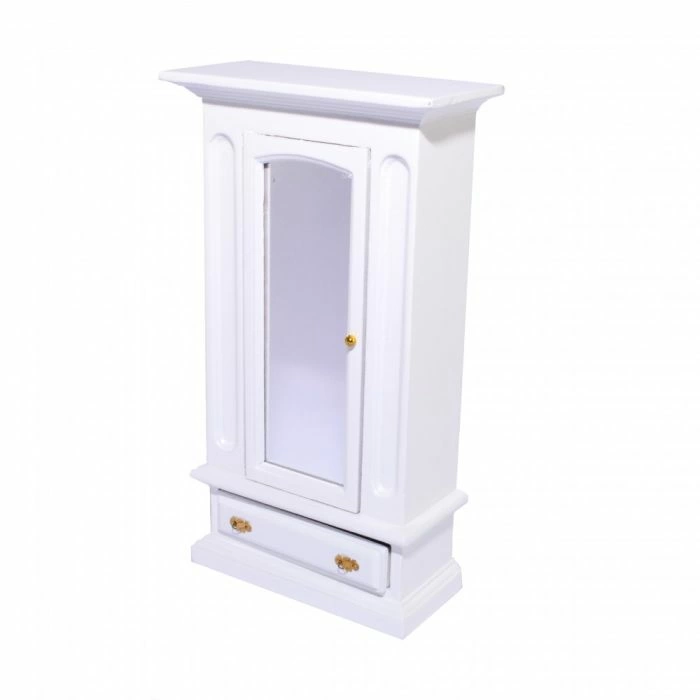 White Mirrored Wardrobe