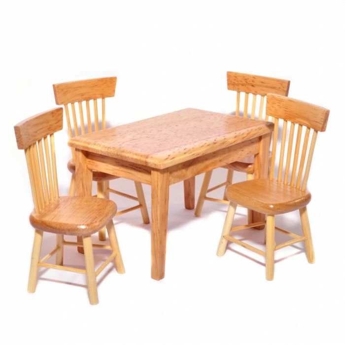 Light Oak Kitchen Table and Chairs