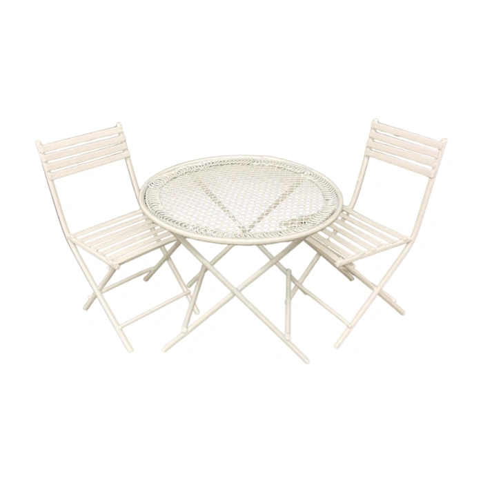 White Wire Garden Furniture
