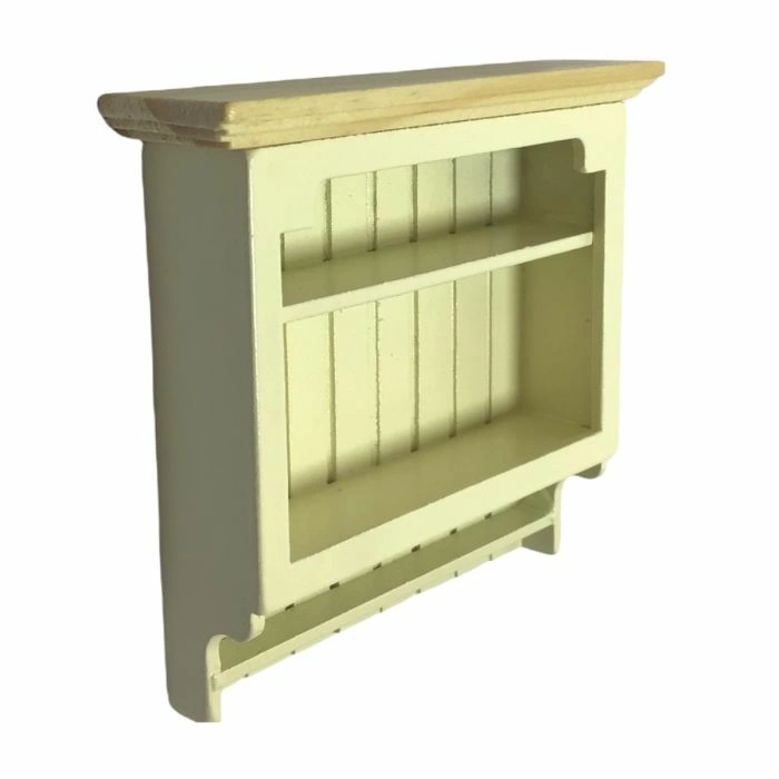Cream Shaker Open Kitchen Shelf Unit