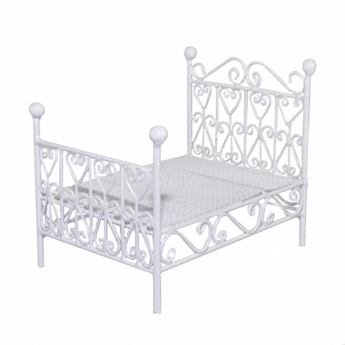 White Wire Children's Bed