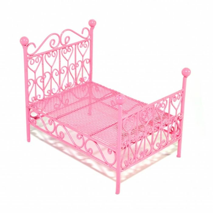Pink Metal Children's Bed