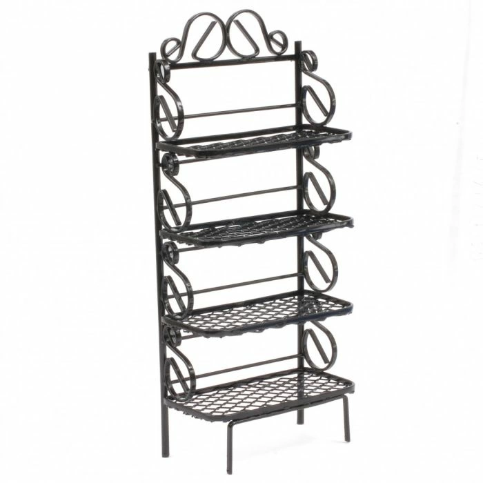 Black Metal Shop Shelves