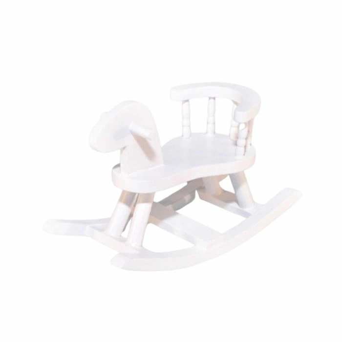 White Rocking Horse