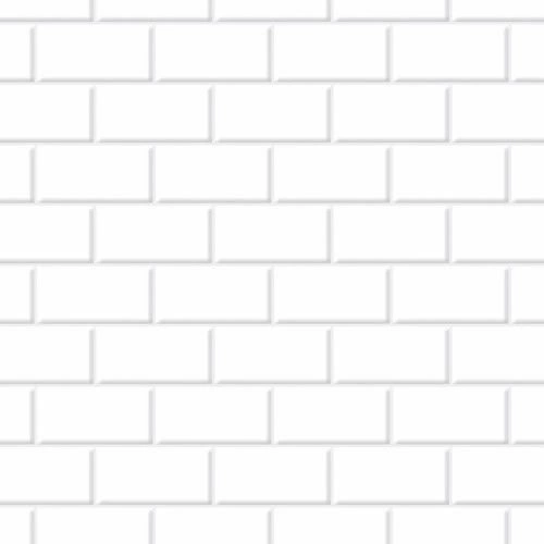 Embossed White Metro Tiling