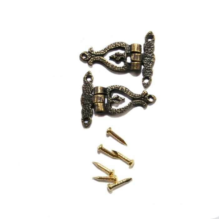 Ornate Hinges, Pack of 2