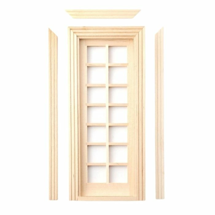 Glazed Barewood External Door