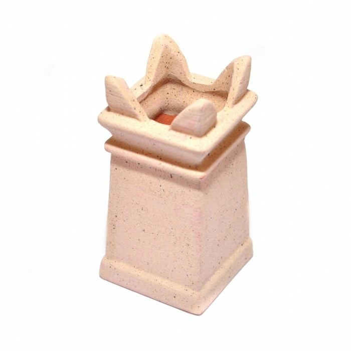 Square Stone Chimney Pot