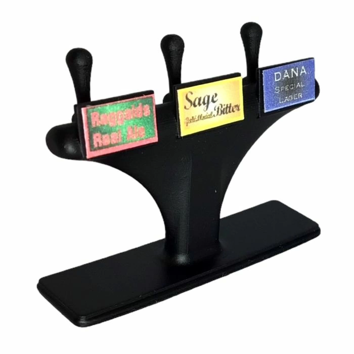 Black Beer Taps Unit