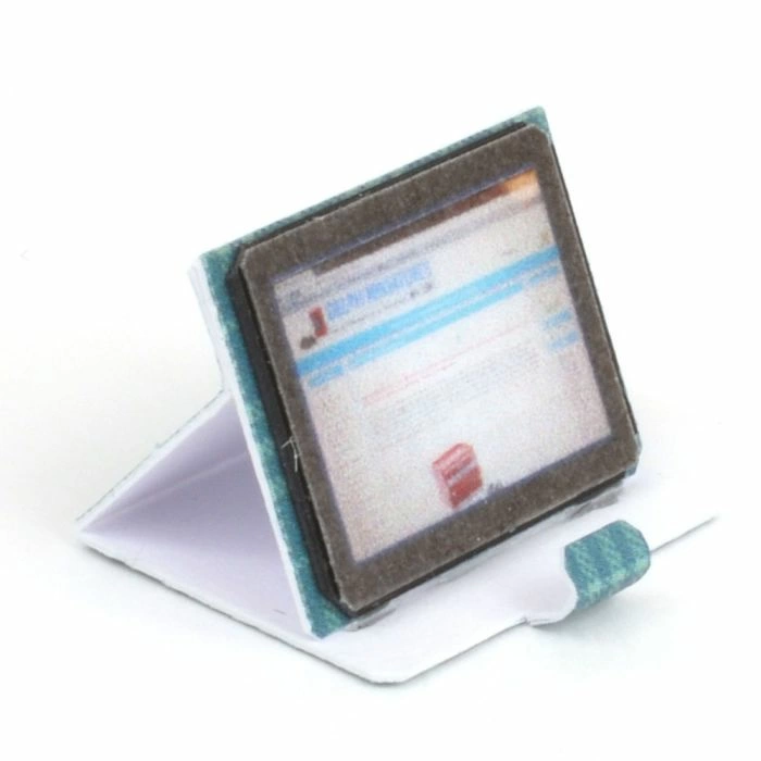 Tablet Computer In Turquoise Case