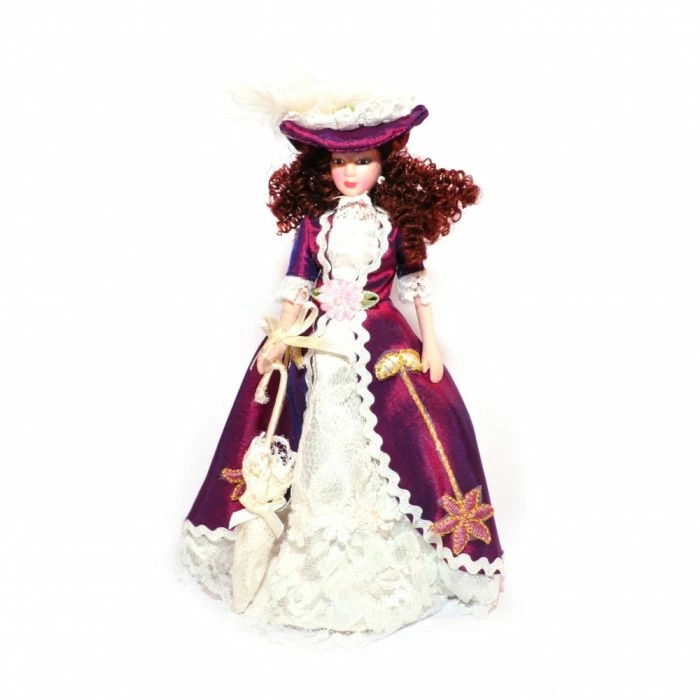 Lady In Purple Dress