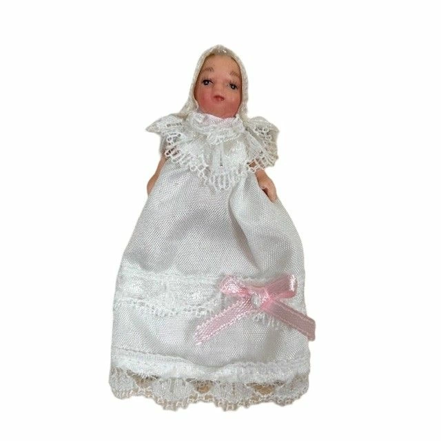 Baby In Christening Gown