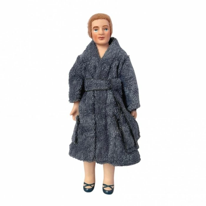 Man In Blue Bathrobe