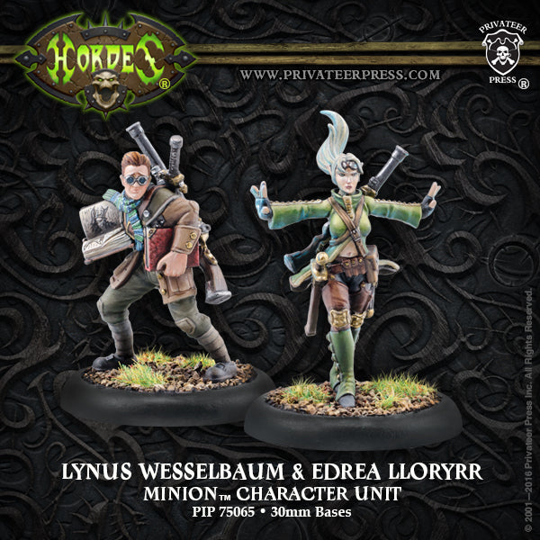 Hordes: Minions - Lynus Wesselbaum & Edrea Lloryrr, Mercenary Characte