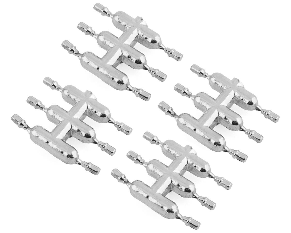 DS Racing Drift Element Scale Lug Nuts (Chrome) (24) (Short)