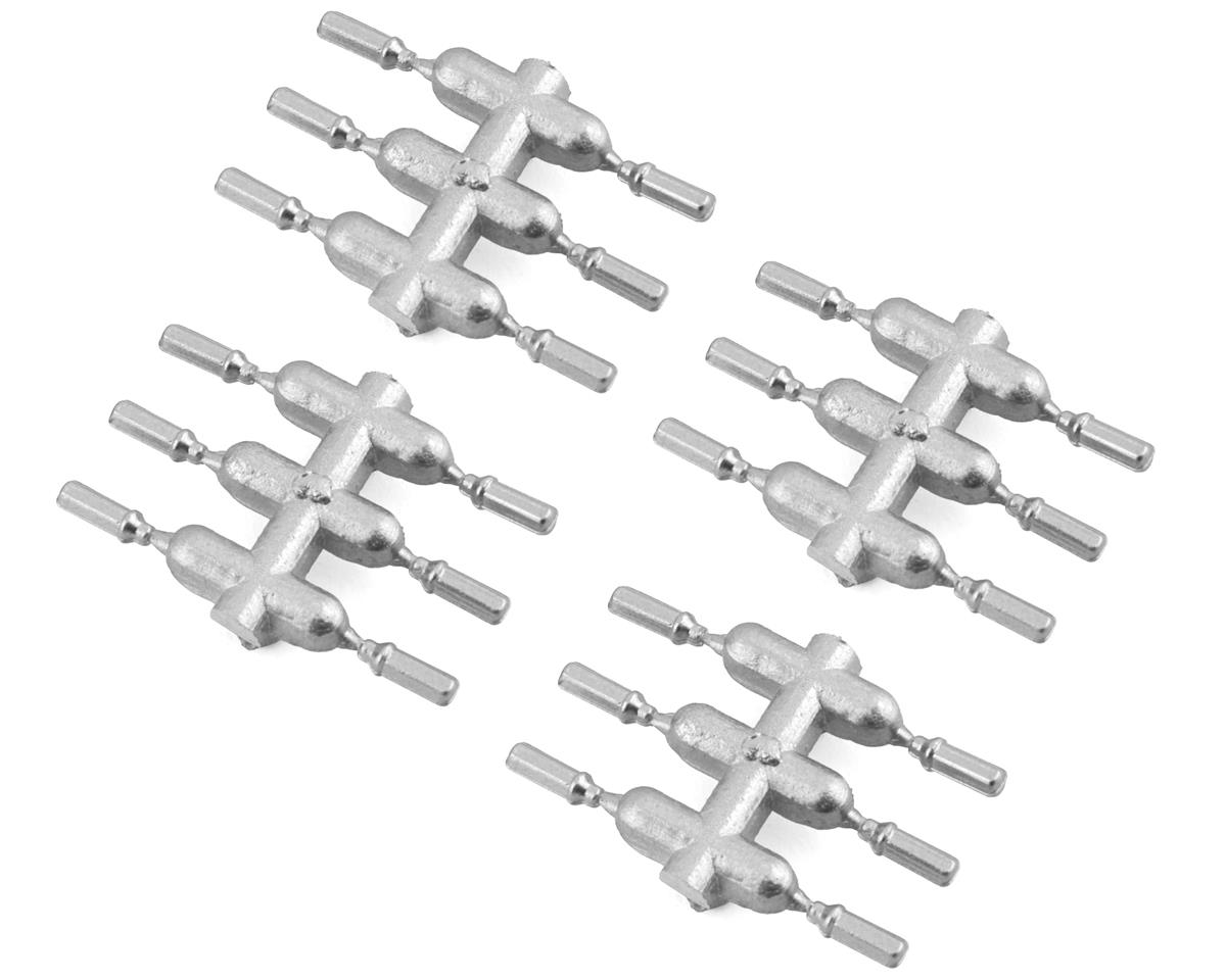 DS Racing Drift Element Scale Lug Nuts (Silver) (24) (Long)