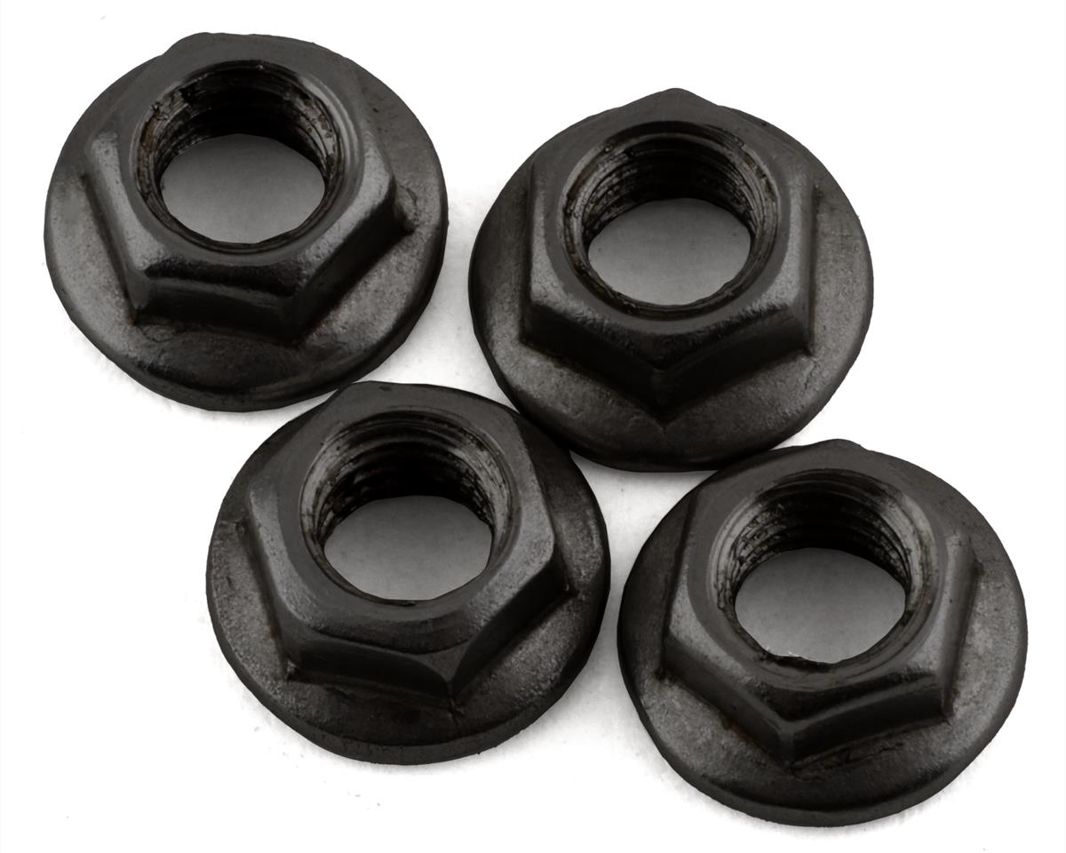 DS Racing 4x5.5mm Stainless Steel Wheel Nuts (Black) (4)