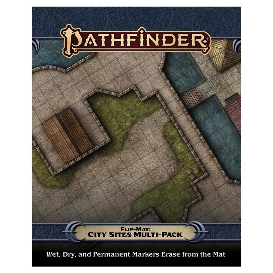 Pathfinder 2nd Edition RPG: Flip-Mat - Multi-Pack: City Sites