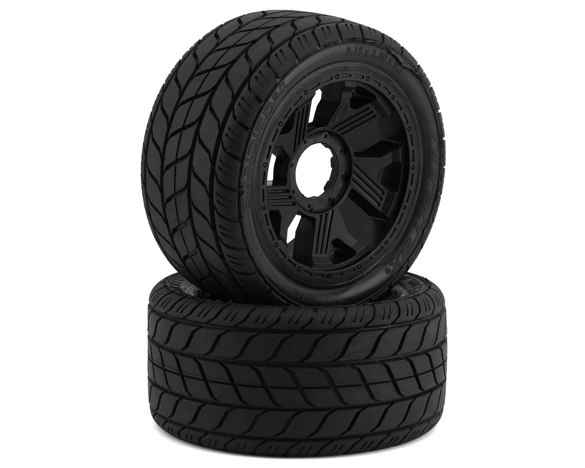 DuraTrax Bandito 5.7" Pre-Mounted Tire (Black) (2) w/Ripper Wheels & Removable 24mm Hex 8S
