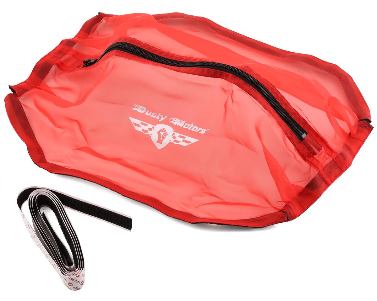 Dusty Motors Protection Cover for Traxxas WideMaxx (Red)