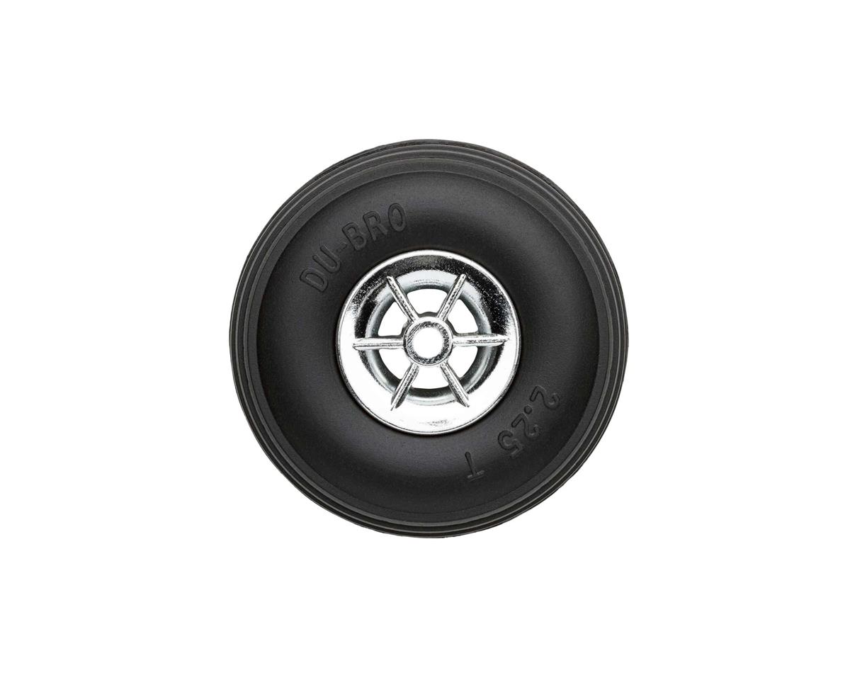 DuBro 2-1/4" Treaded Chrome Wheels (2)