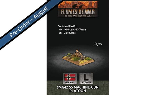 Flames of War: WWII: German (GE797) - sMG42 SS Machine-gun Platoon (La
