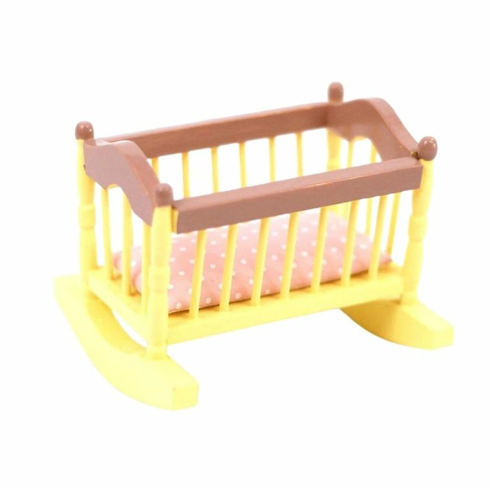 Cream & Pink Cradle & Pink Mattress