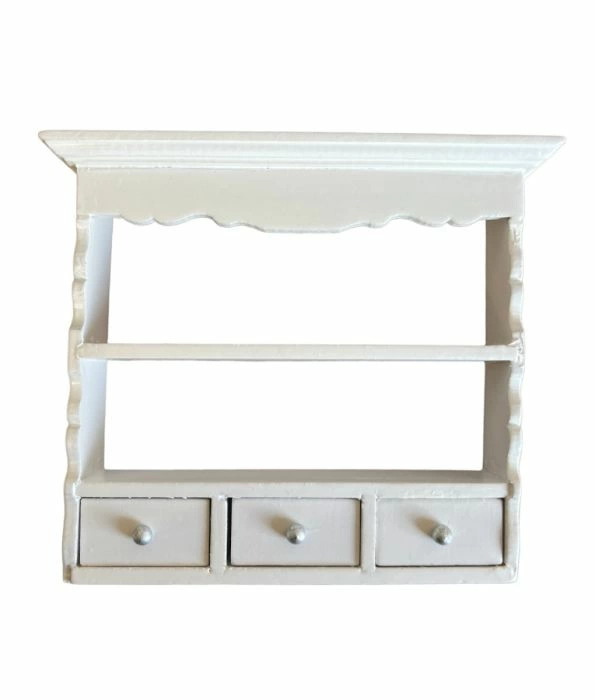 White Wall Shelf Unit