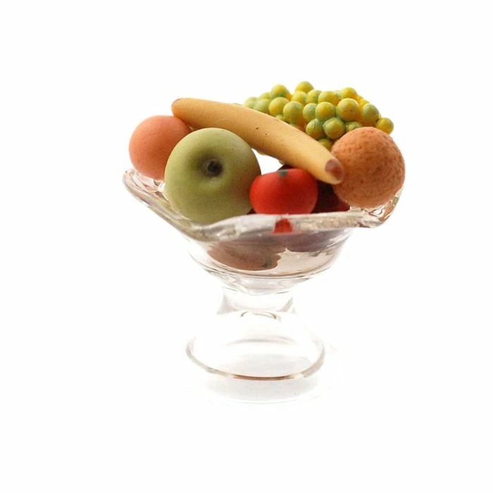 Miniature Glass Fruit Bowl