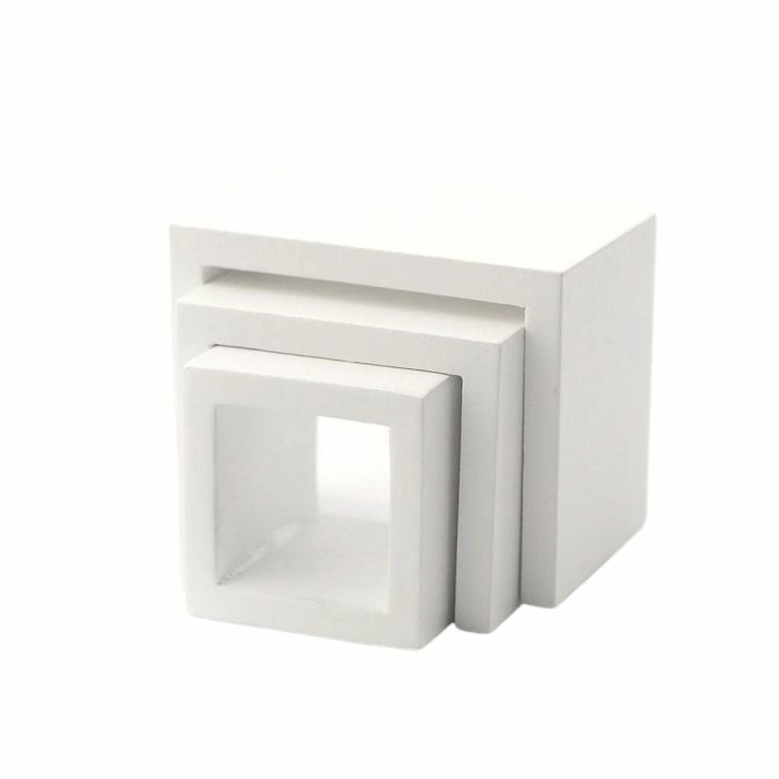 Modern White Nest of Tables