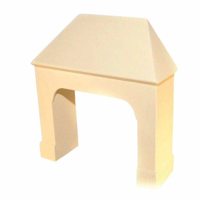 Stone Coloured Stove Surround