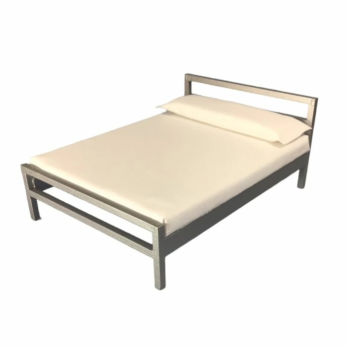 'Chrome' Double Bed