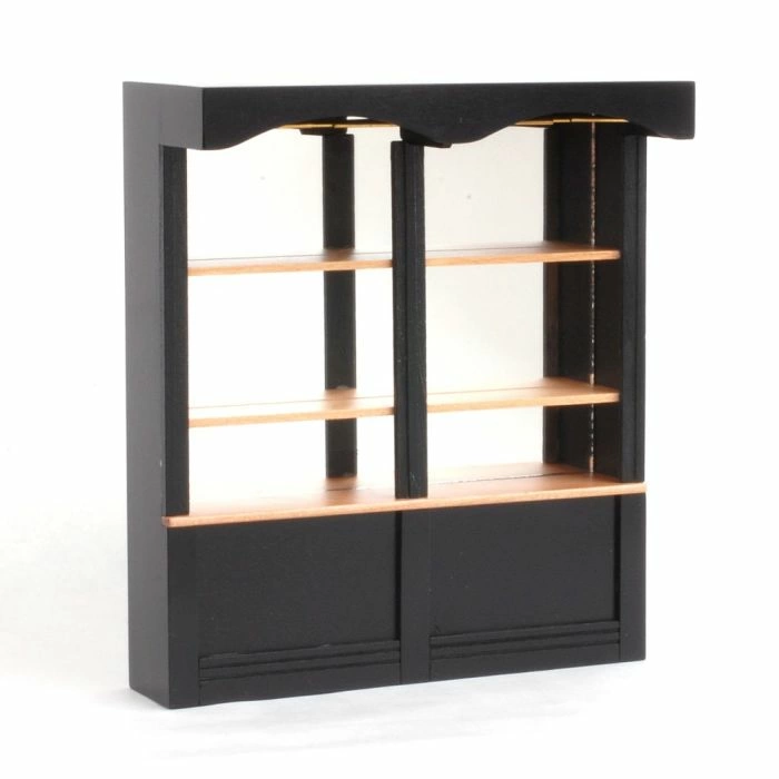 Black Bar Shelf Unit