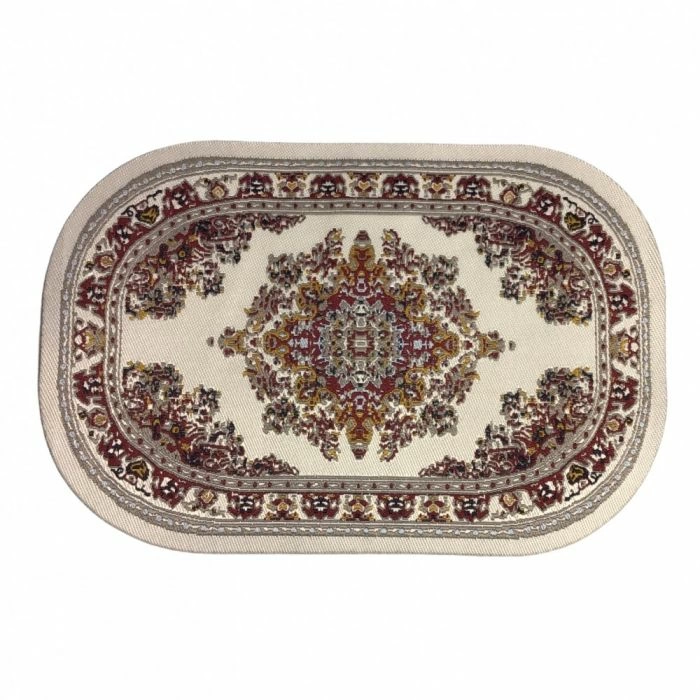 Small Oval Cream Rug