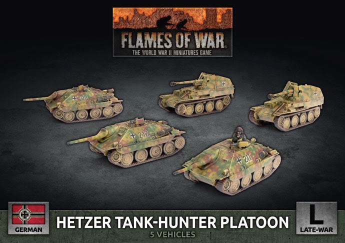 Flames of War: WWII: German (GBX162) - Hornisse Tank-Hunter Platoon (L