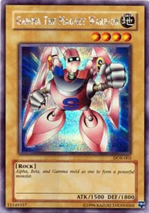 Gamma the Magnet Warrior (DOR-003) Secret Rare Unlimited