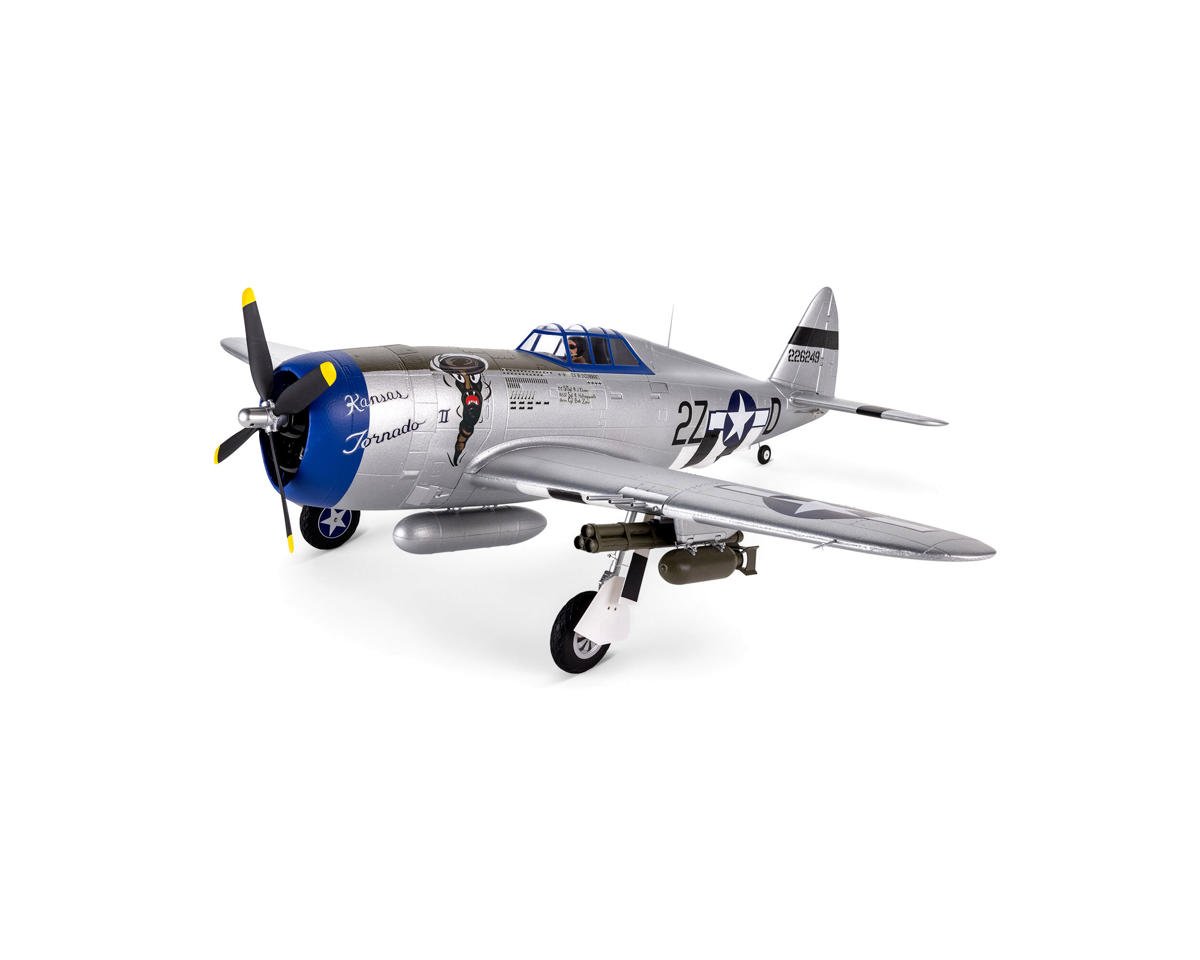 E-flite P-47 Razorback PNP Electric Airplane (1.2m)