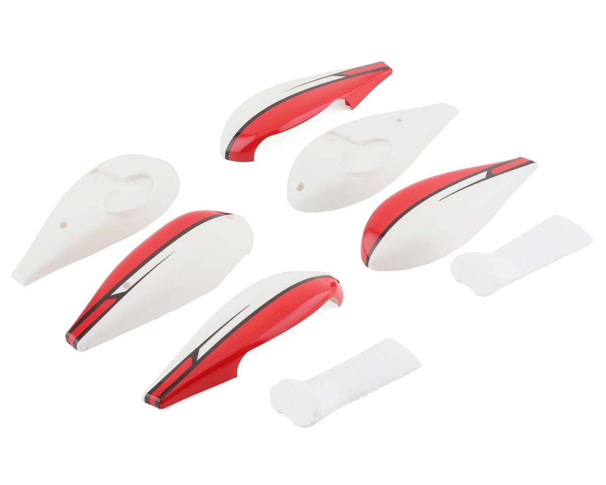 E-flite SR22T Wheel Pants Set (Red)
