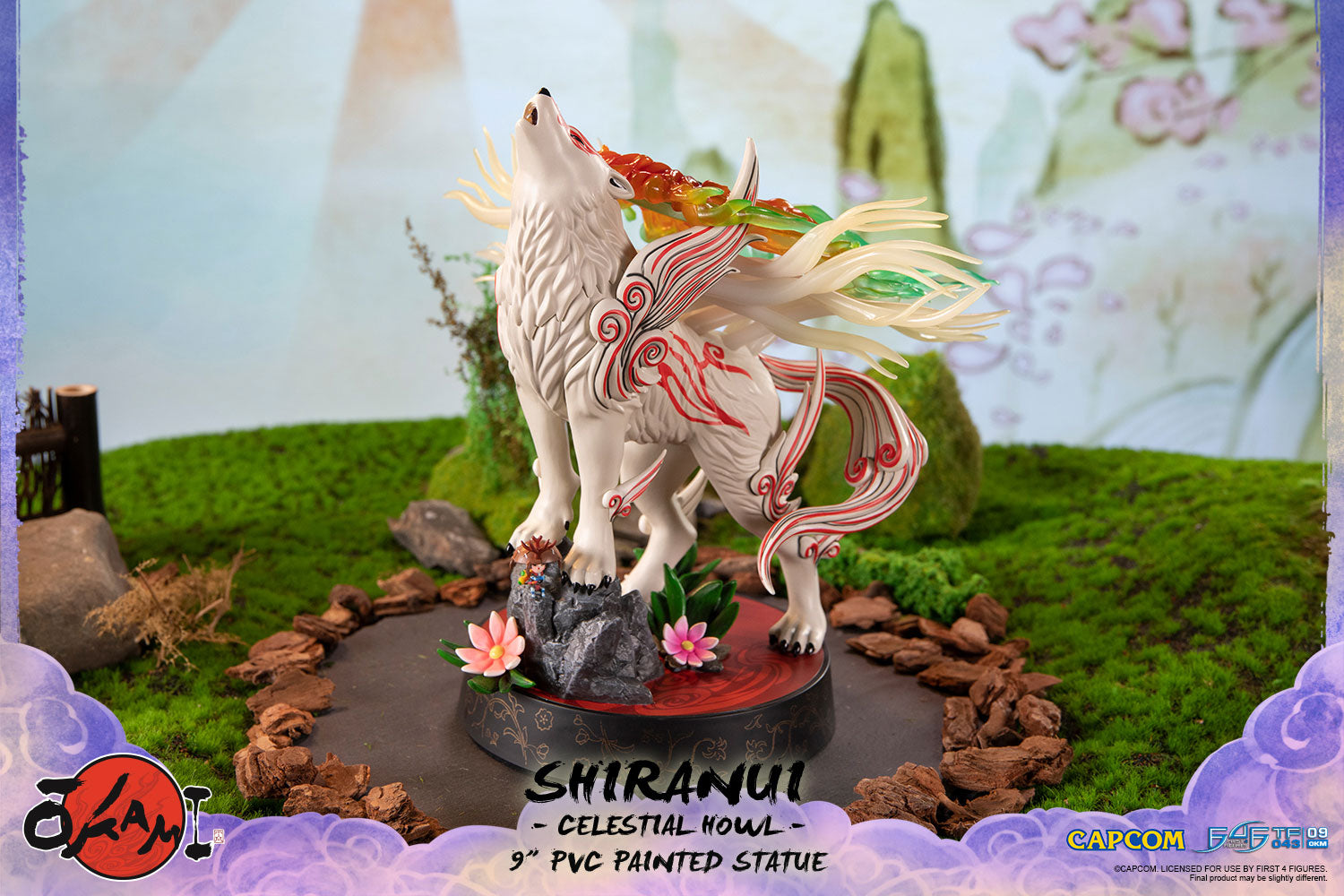 F4F Okami: Shiranui 9" PVC Painted Staute (Celestial Howl)