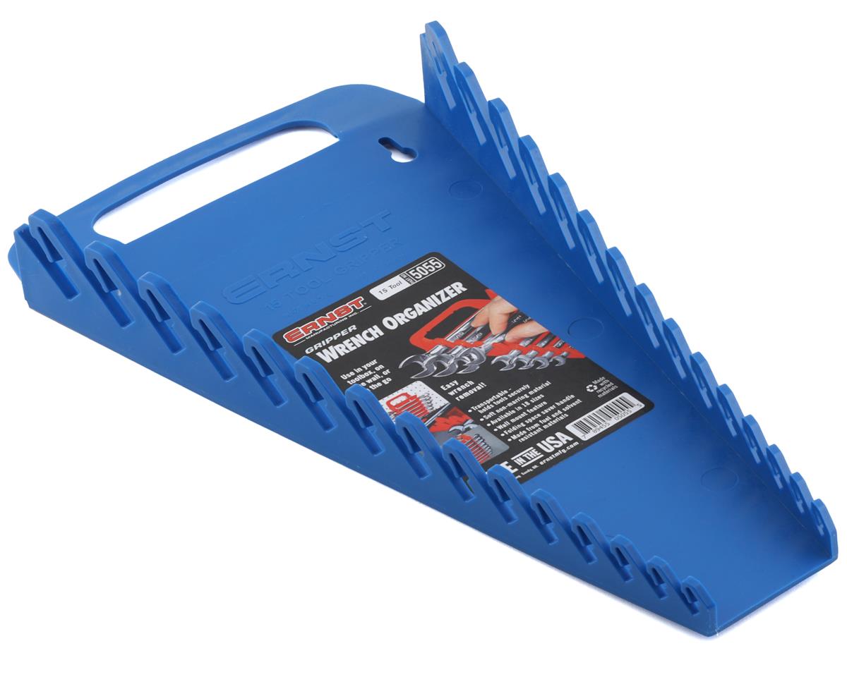 Ernst Manufacturing 15 Wrench Gripper Organizer (Blue)