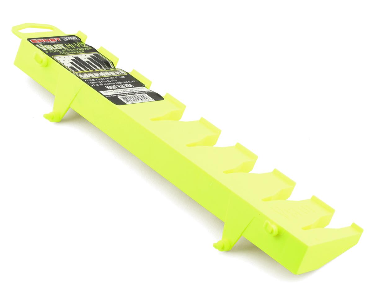 Ernst Manufacturing V-Slot 8 Tool Screwdriver Organizer (HI-VIZ)